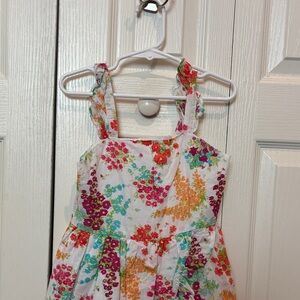 Janie and Jack Floral Kids Dress - Multicolor